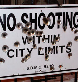 No shooting within city limits