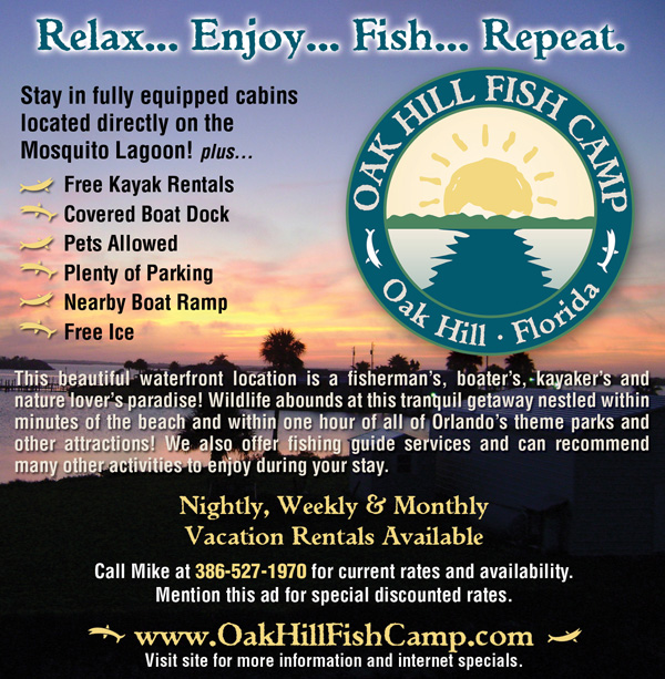 Oak Hill Fish Camp Ad