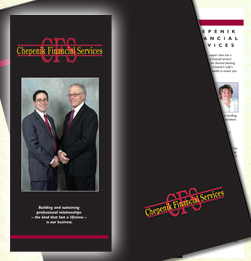 Chepenik Financial folder, brochure & inserts